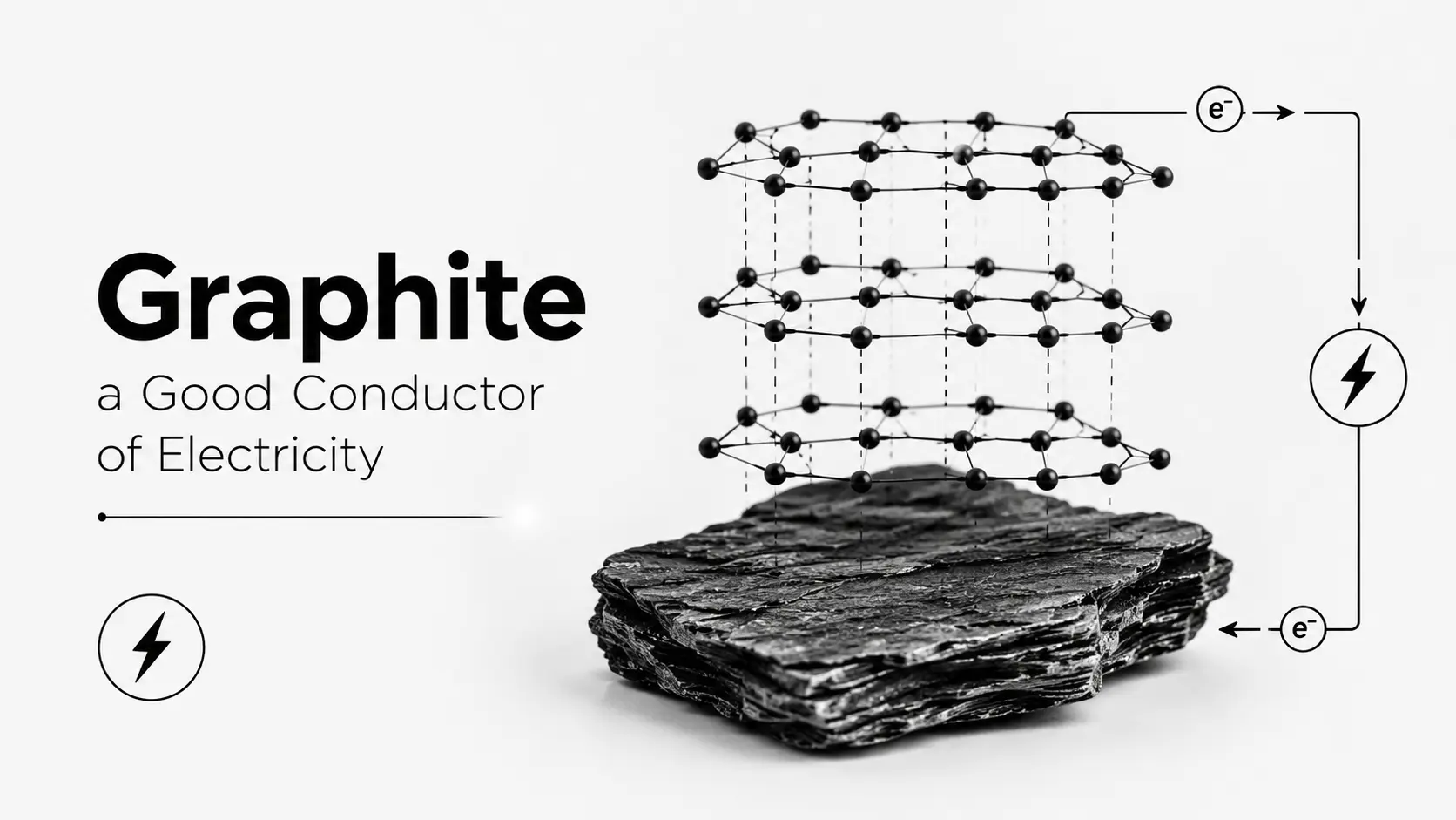 Elektrische Leitfähigkeit von Graphit – delokalisierte Elektronen
